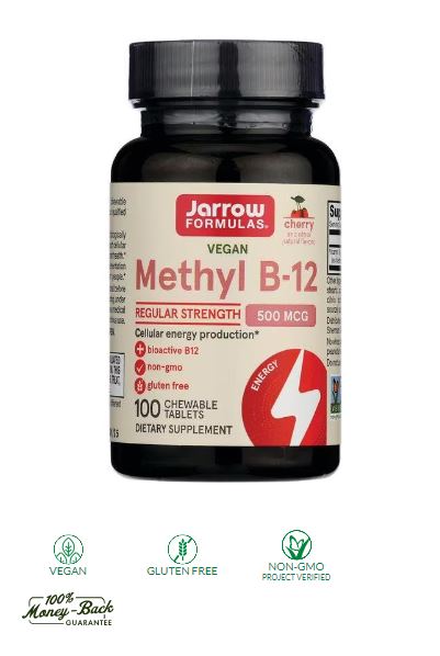 Methyl B-12 500 mcg 100 Lozenges- By Jarrow