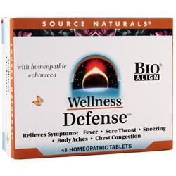 Wellness Defense, 48 Homeopathic Tablets by Source Naturals