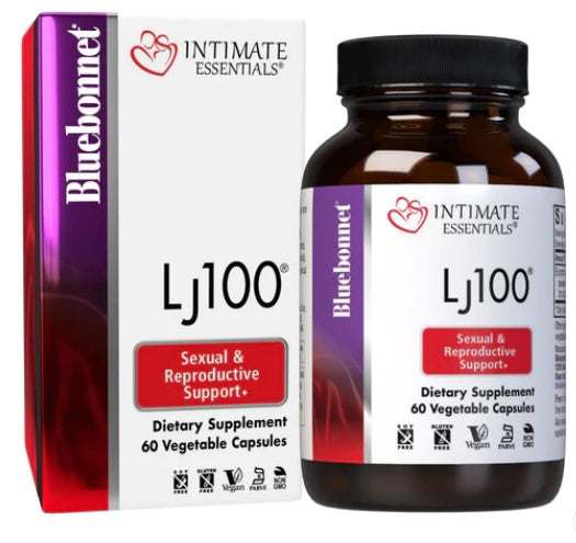 Intimate Essentials LJ 100 Sexual & Reproductive Support, 60 Vegetable Capsules, by Bluebonnet
