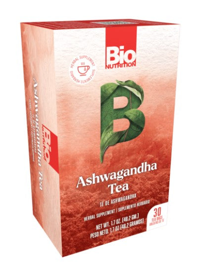 Ashwagandha Tea, 30 Tea Bags, 1.7 oz (48.2 g), by Bio Nutrition