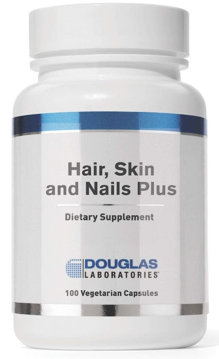 Hair, Skin and Nails Plus 100 Vegetarian Capsules, by Douglas Laboratories