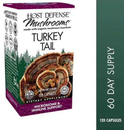 Host Defense Turkey Tail 120 Vegetarian Capsules