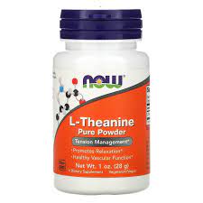 L-Theanine Pure Powder, 1 oz (28 g) by NOW FOODS