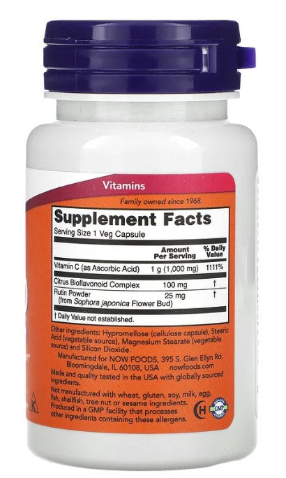 C-1000, 30 Veg Capsules, by NOW Foods