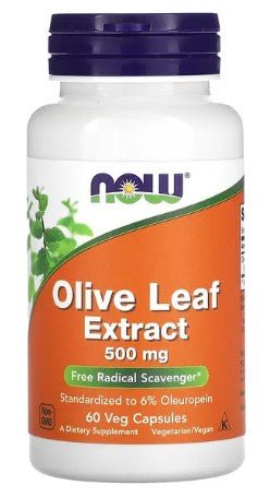 Olive Leaf Extract 500 mg 60 Veg Capsules, by NOW