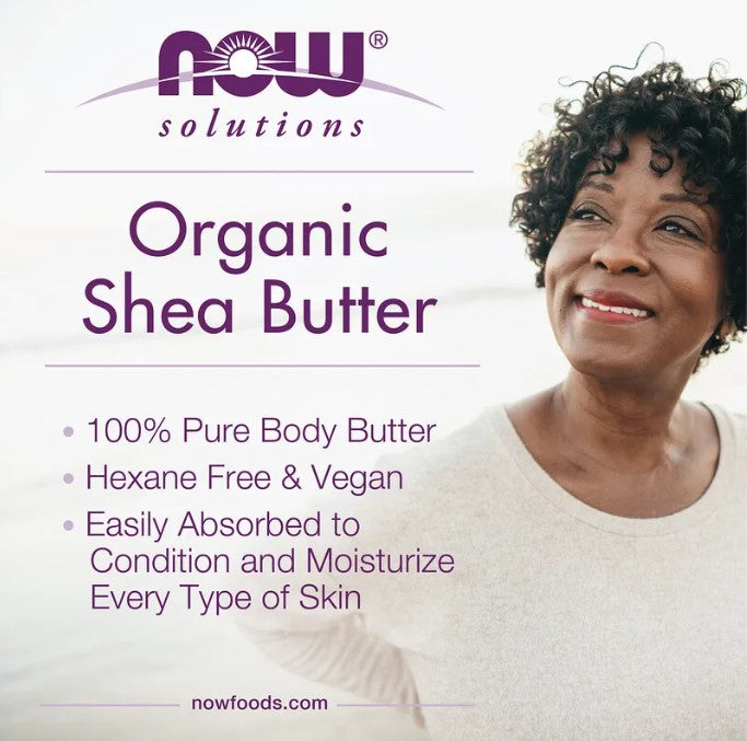 Shea Butter, Organic & Pure - 7 oz. (198 g), by NOW Solutions