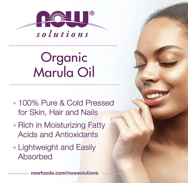 Organic Marula Oil, 1 fl oz (30 mL), by Now Solutions