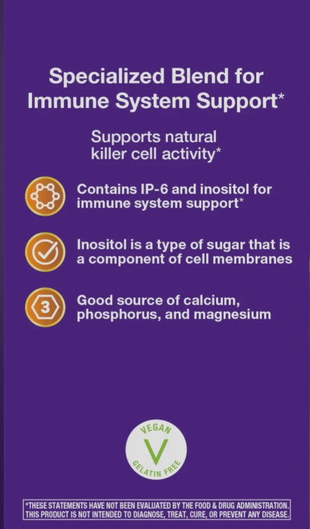 Cell Forte IP-6 & Inositol 120 Veg Capsules by Nature&