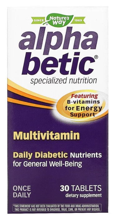 Alpha Betic Multivitamin 30 Tablets