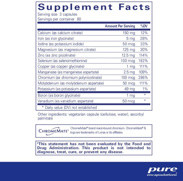 Mineral 650, 180 Capsules, by Pure Encapsulations