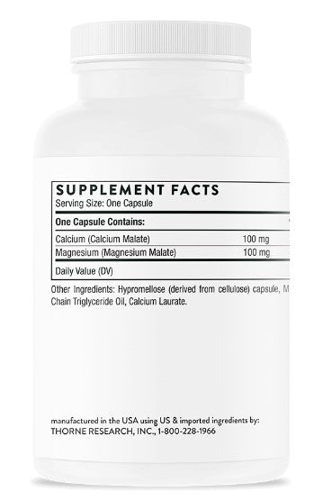 Calcium-Magnesium Malate, 270 Capsules, by Thorne