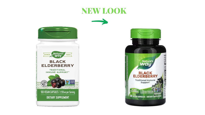 Black Elderberry 575 mg 100 Vegetarian Capsules