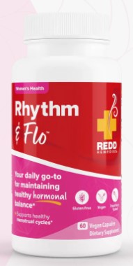 Rhythm & Flo™ 60 Vegan Capsules, by Redd Remedies