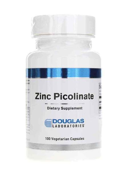Zinc Picolinate 15mg 100 Veg Capsules by Douglas Labs