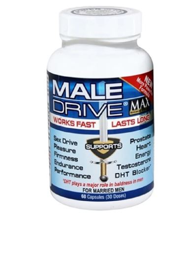 Male Drive Max, Male Enhancement, 60 Capsules, Century Systems Inc