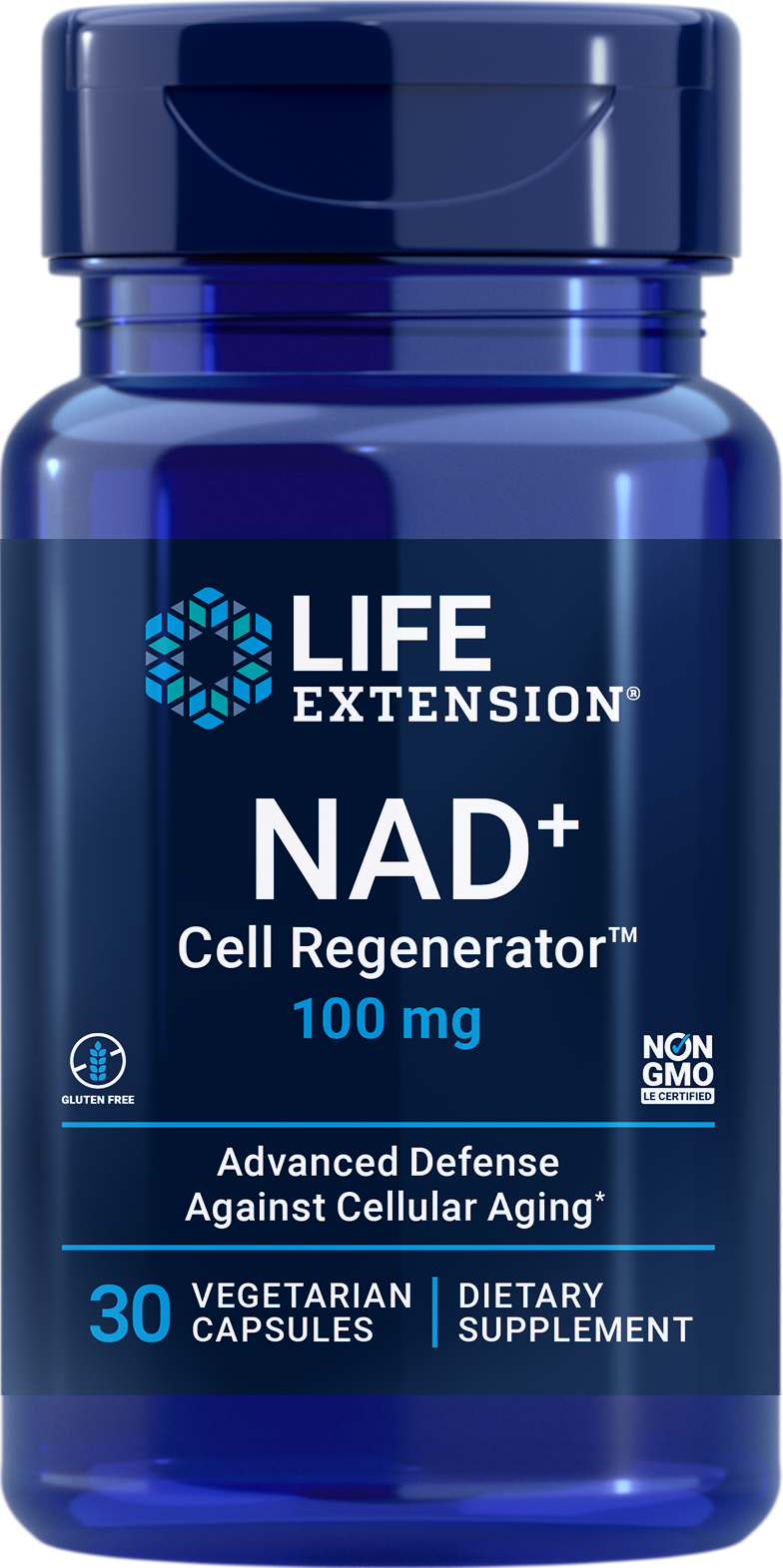 NAD+ Cell Regenerator Nicotinamide Riboside 100 mg 30 Vegetarian Capsules