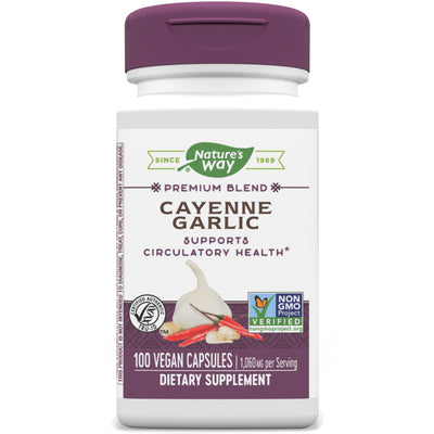 Cayenne Garlic 100 Veg Capsules by Nature's Way best price