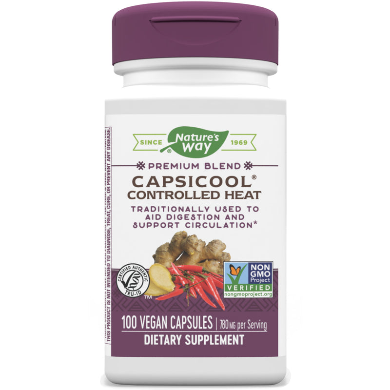 CapsiCool Controlled Heat 390 mg 100 Vege Capsules by Nature&