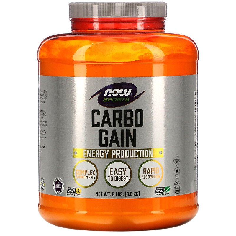 Now Sports Carbo Gain 8 lbs (3629 g)