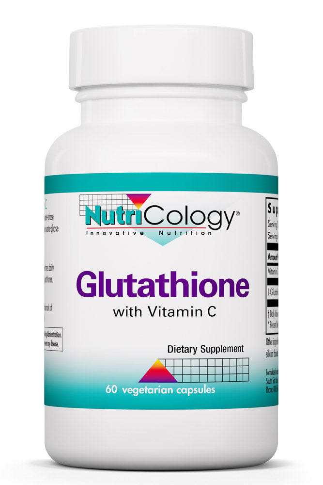 Glutathione with Vitamin C 60 Vegetarian Capsules by Nutricology best price