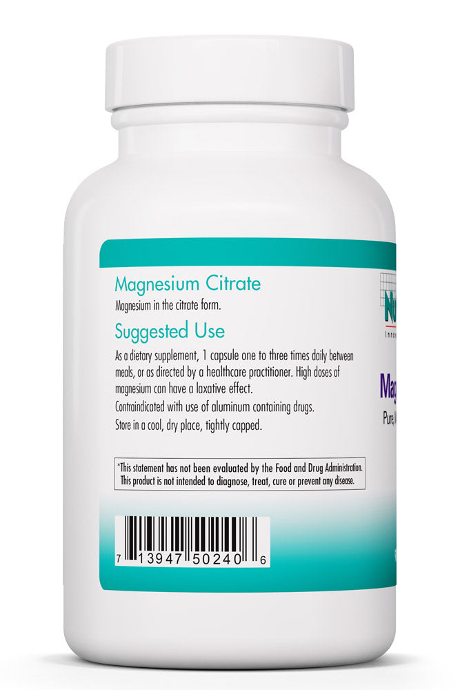 Magnesium Citrate 90 Vegetarian Capsules by Nutricology best price