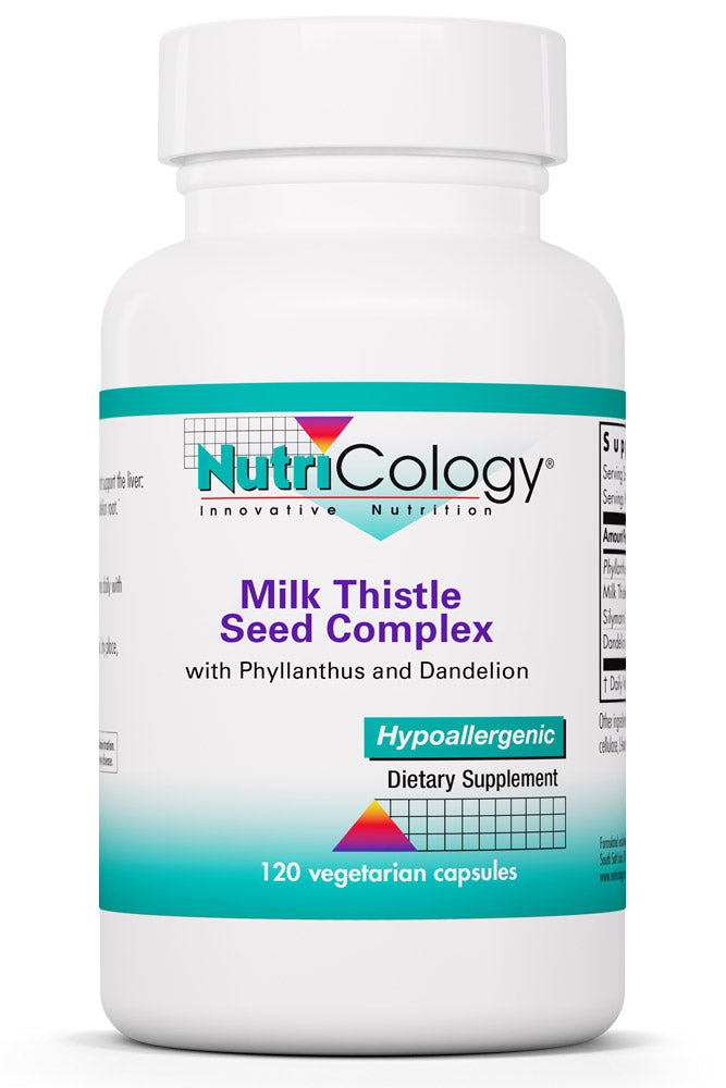 Milk Thistle Seed Complex 120 Vegetarian Capsules by Nutricology best price