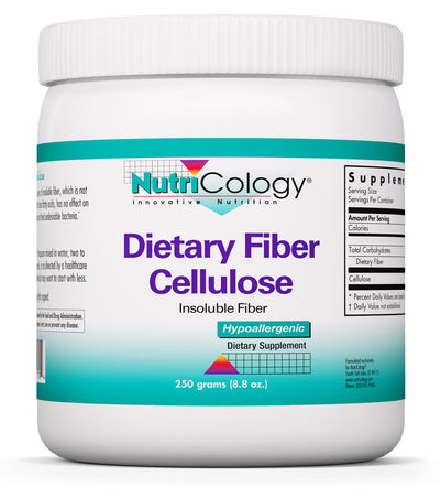 Dietary Fiber Cellulose Powder 250 g (8.8 oz) by Nutricology best price