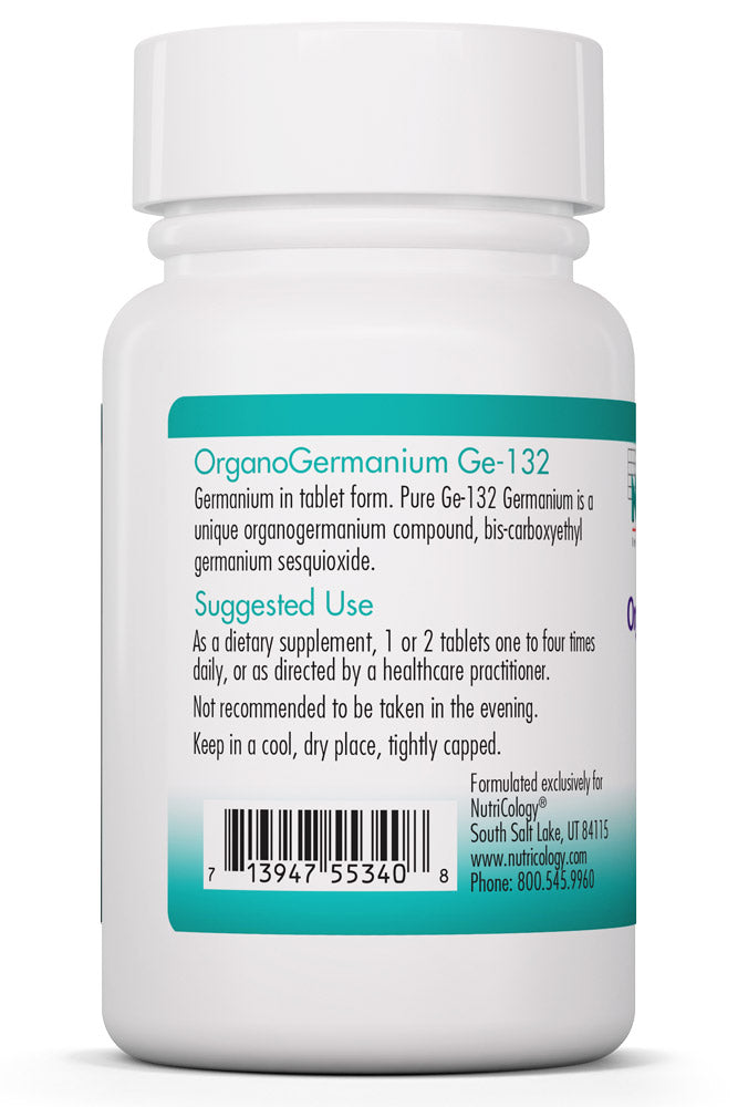 OrganoGermanium 100 Tablets by Nutricology best price