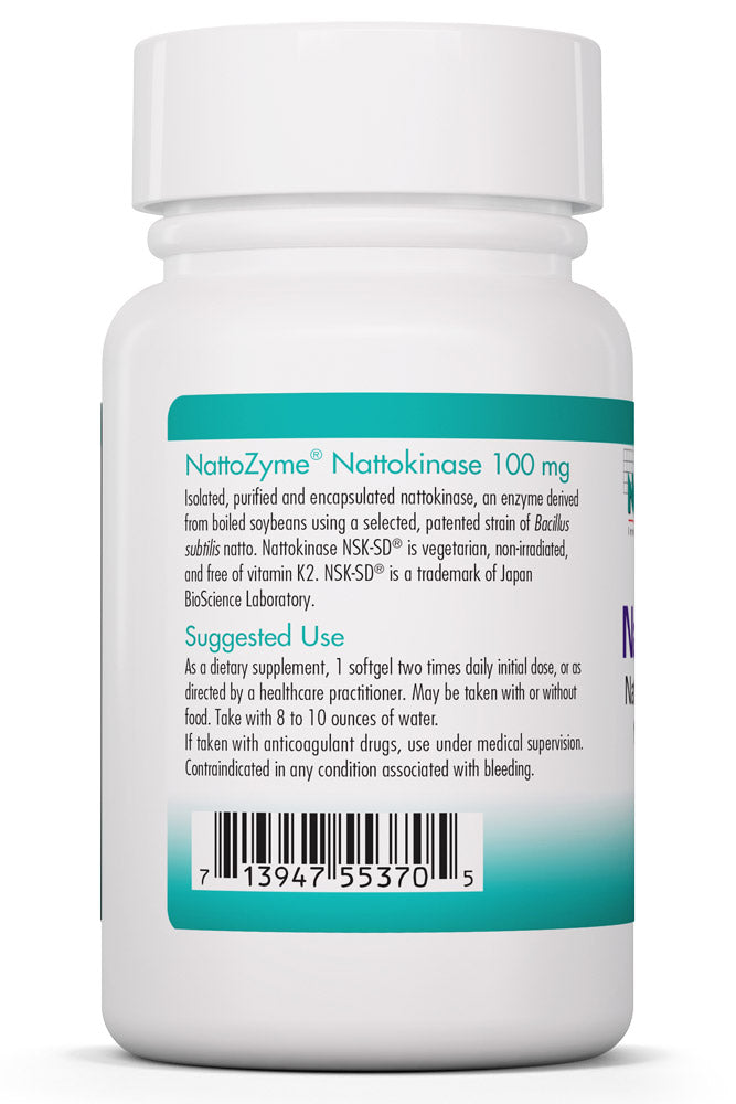 Nattozyme 100 mg 60 Softgels by Nutricology best price