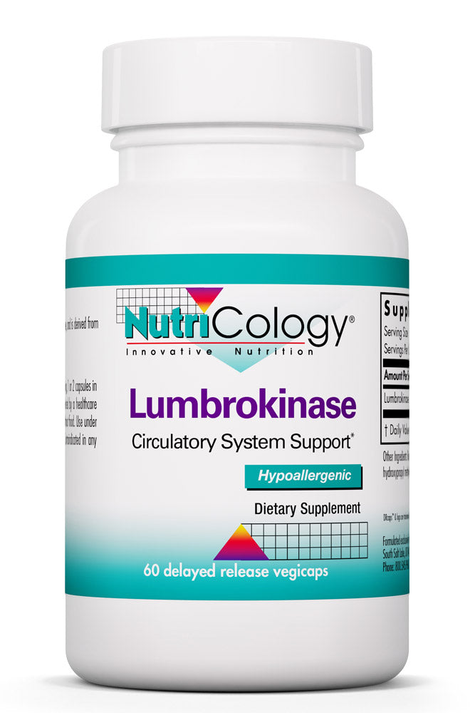 Lumbrokinase 60 Delayed Release Vegicaps by Nutricology best price