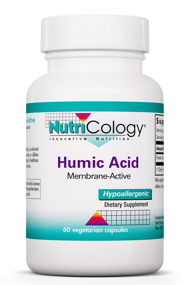 Humic Acid Membrane Active 60 Vegetarian Capsules by Nutricology best price