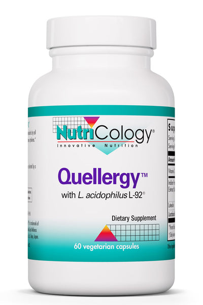 Quellergy With L. Acidophilus L-92 60 Vegetable Capsules by Nutricology best price