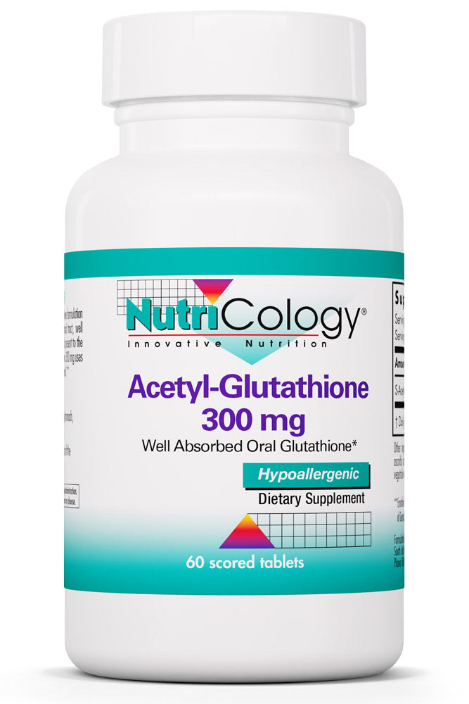 Acetyl-Glutathione 300 mg 60 Scored Tablets by Nutricology best price