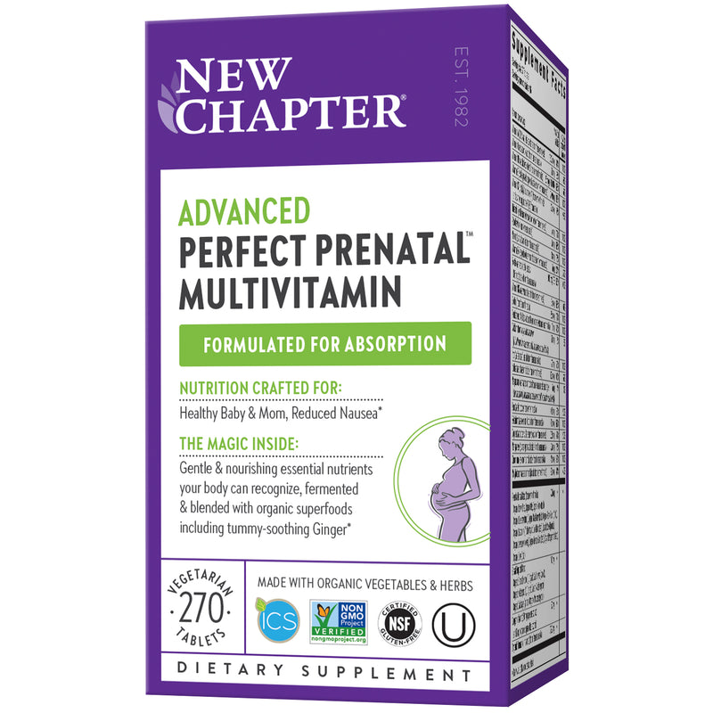 Perfect Prenatal Multivitamin 270 Tablets by New Chapter best price