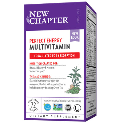 Perfect Energy Multivitamin 72 Tablets by New Chapter best price