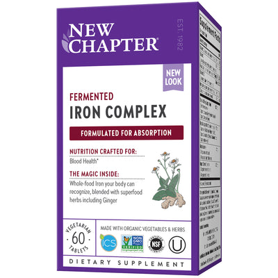 Iron Food Complex 60 Tablets by New Chapter best price