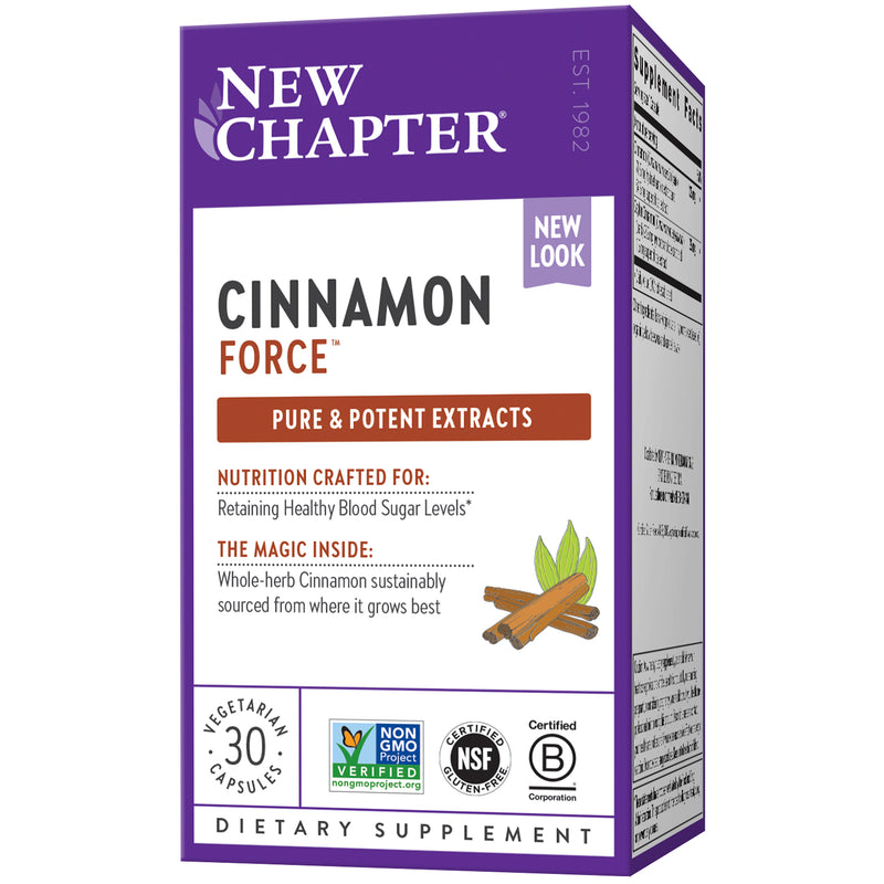 Cinnamon Force 30 Liquid VCaps by New Chapter best price