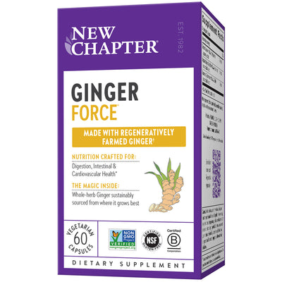 Ginger Force 60 Liquid VCaps by New Chapter best price