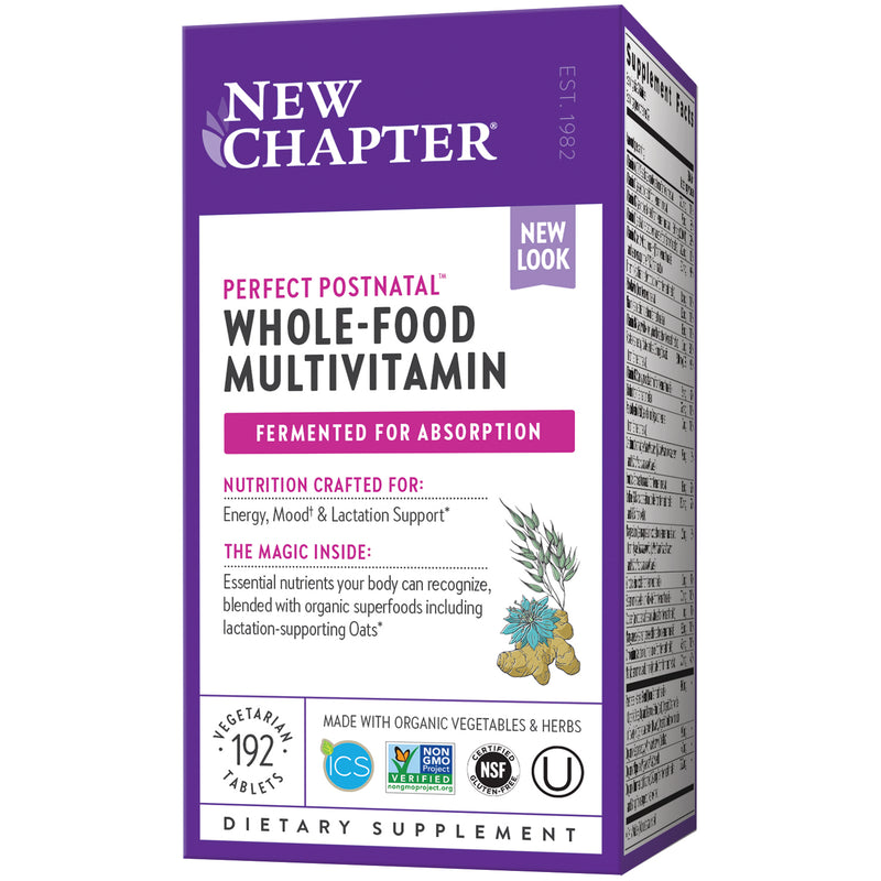 Perfect Postnatal Multivitamin 192 Tablets by New Chapter best price