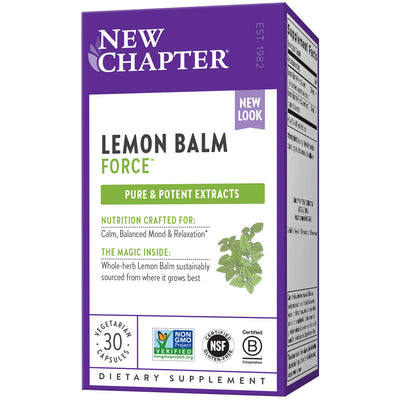 Lemon Balm Force 30 Liquid VCaps by New Chapter best price