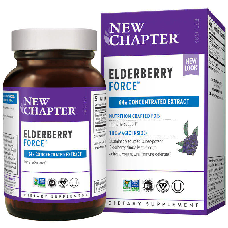 Elderberry Force 30 Vegan Capsules by New Chapter best price