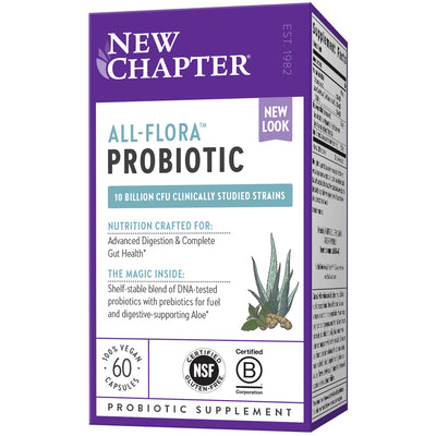Probiotic All-Flora 60 Vegetarian Capsules by New Chapter best price