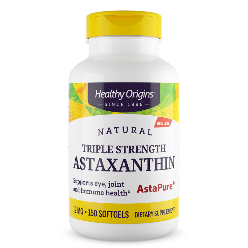 Triple Strength Astaxanthin 12 mg 150 Softgels by Healthy Origins best price