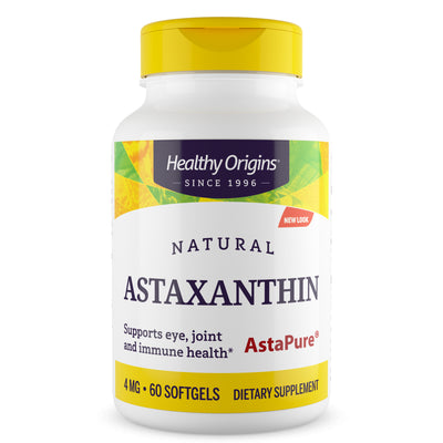 Astaxanthin 4 mg 60 Softgels by Healthy Origins best price
