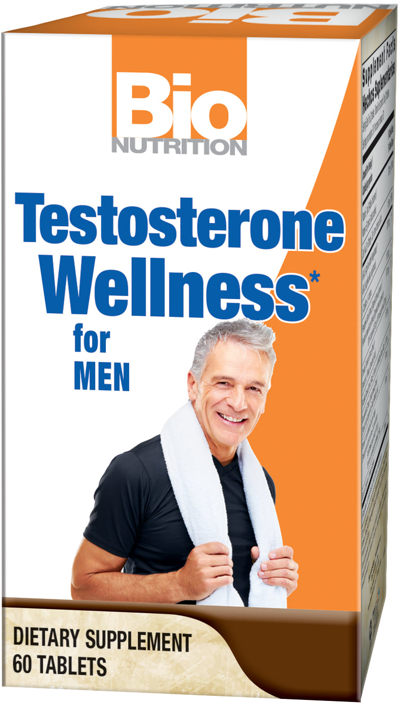 Testosterone Wellness for Men 60 Tablets by Bio Nutrition best price