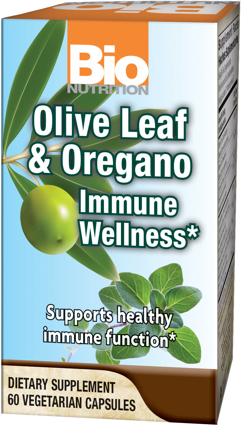 Olive Leaf & Oregano Immune Wellness 60 Vegetarian Capsules by Bio Nutrition best price