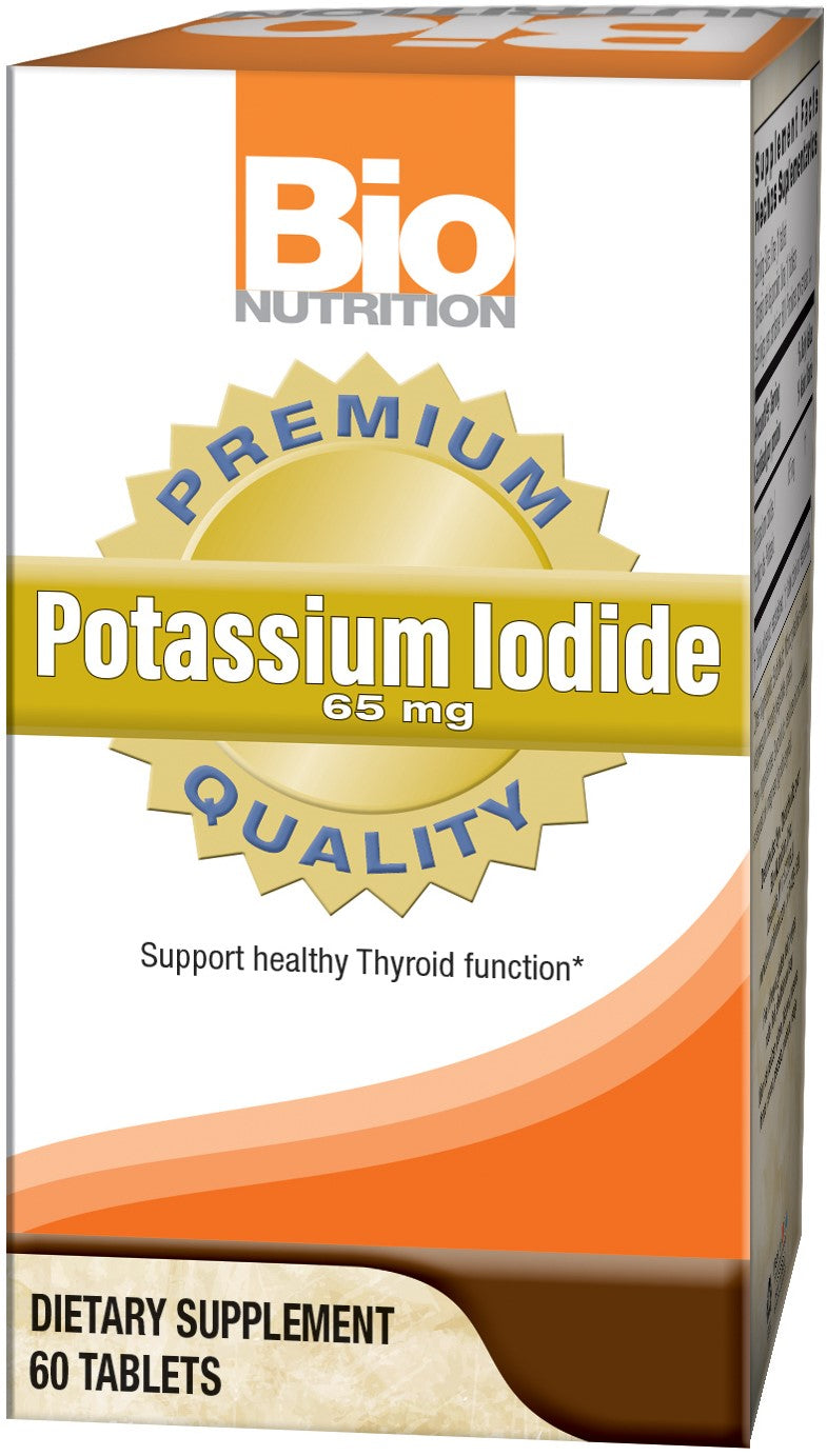 Potassium Iodide 65 mg 60 Tablets by Bio Nutrition