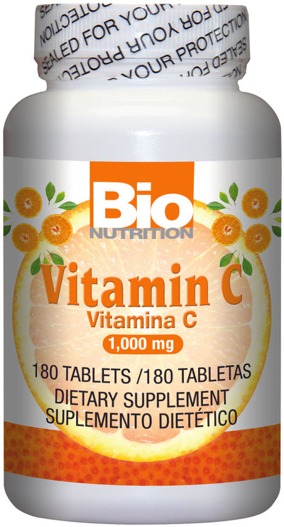 Vitamin C 1,000 mg 180 Veg Tablets by Bio Nutrition best price