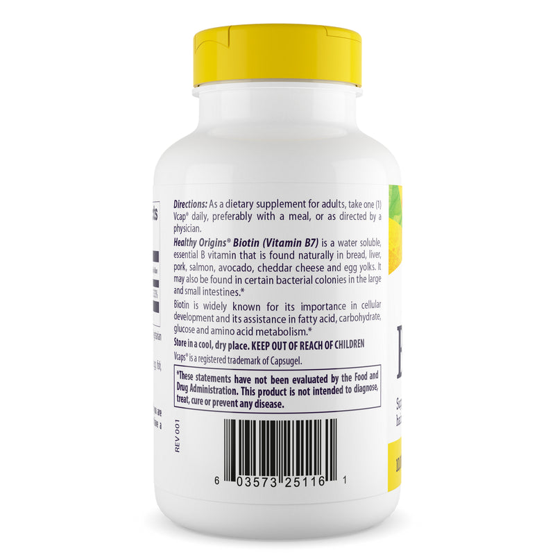 Biotin Ultra Potency 10,000 mcg 150 Vcaps by Healthy Origins best price