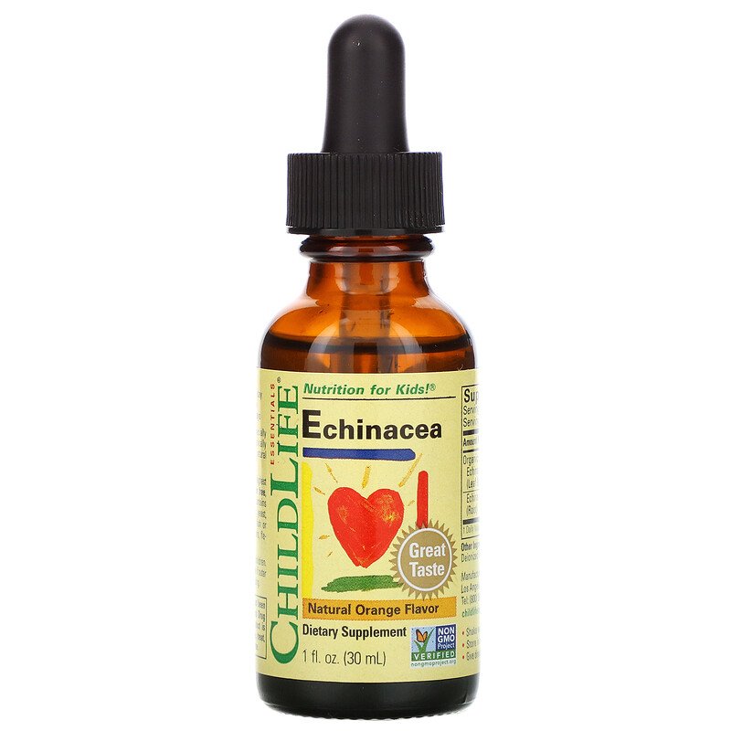 Echinacea Natural Orange Flavor 1 fl oz (29.6 ml) by ChildLife Essentials best price